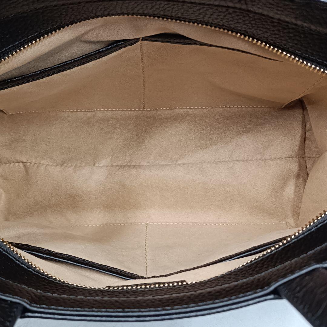 未使用✨️HushTug ミニ トートバッグ 本革 レザー 黒