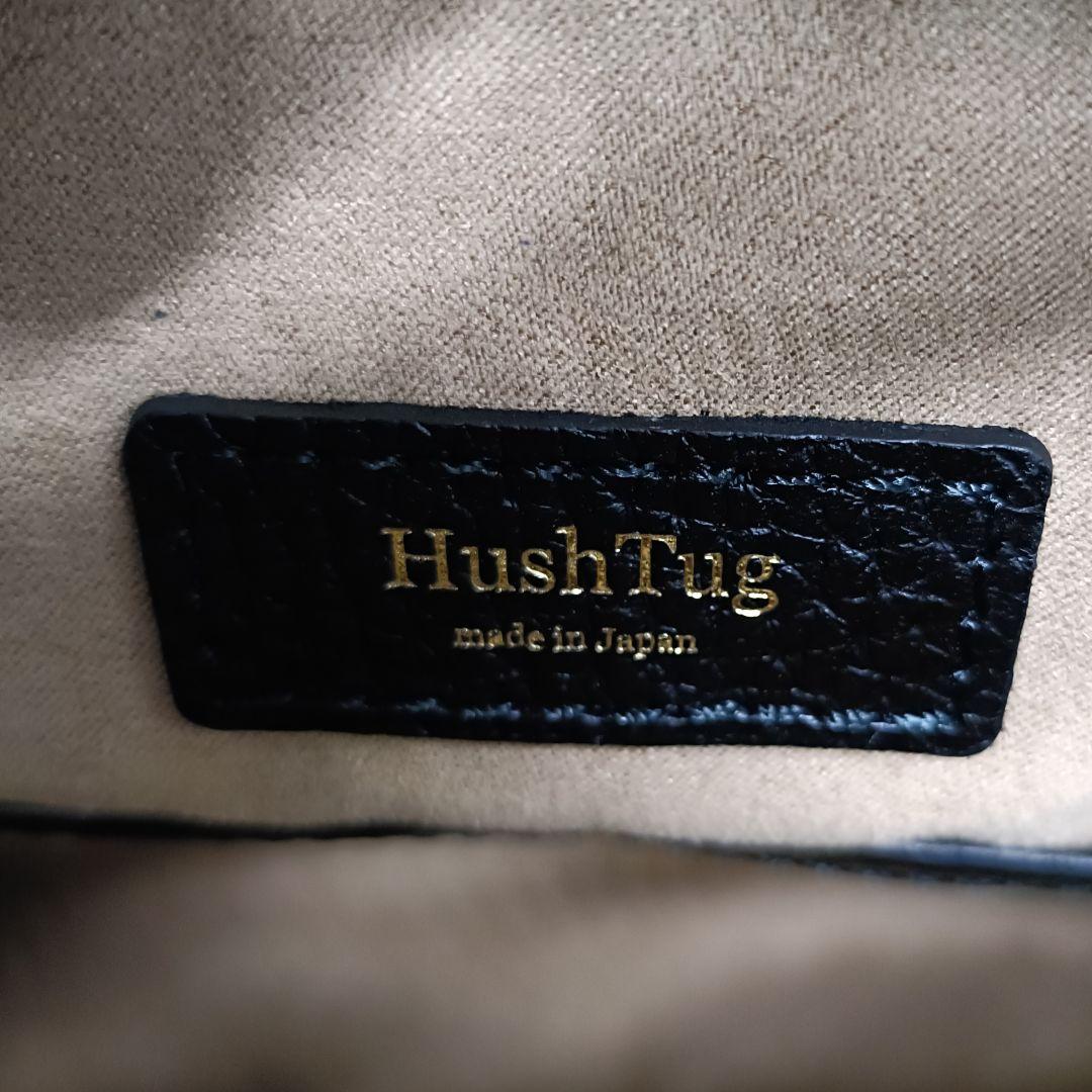 未使用✨️HushTug ミニ トートバッグ 本革 レザー 黒