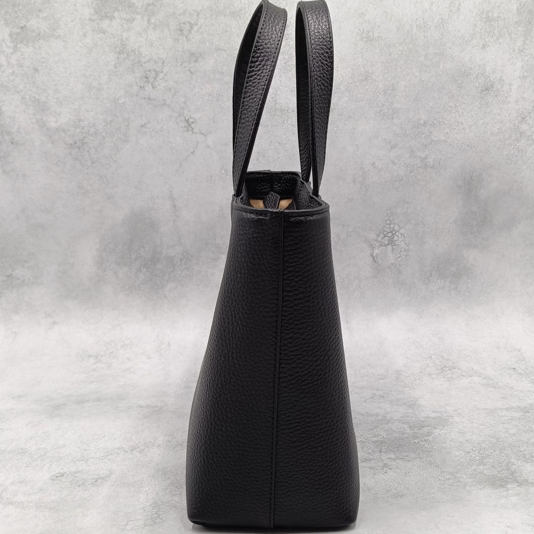 未使用✨️HushTug ミニ トートバッグ 本革 レザー 黒