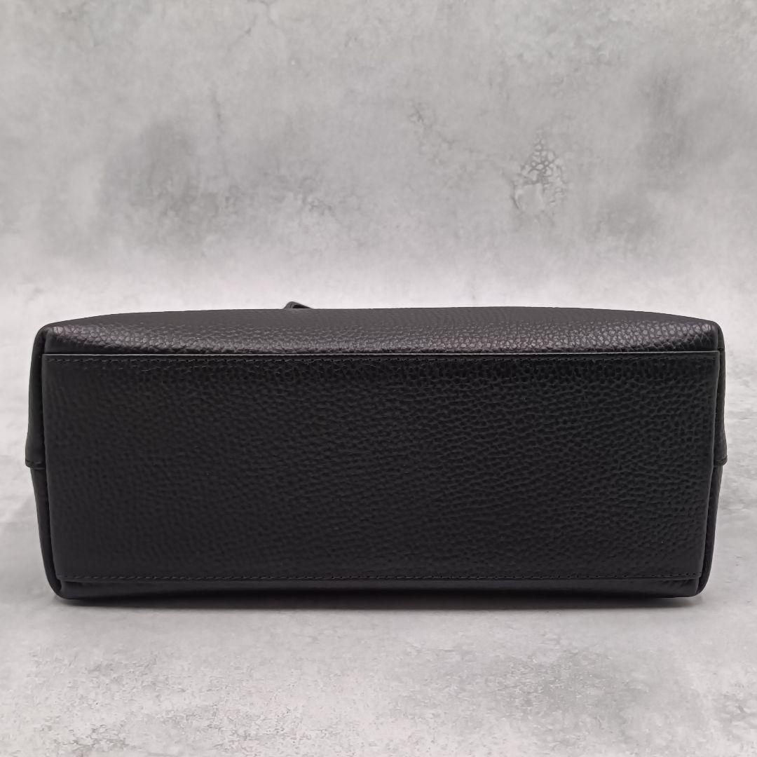 未使用✨️HushTug ミニ トートバッグ 本革 レザー 黒