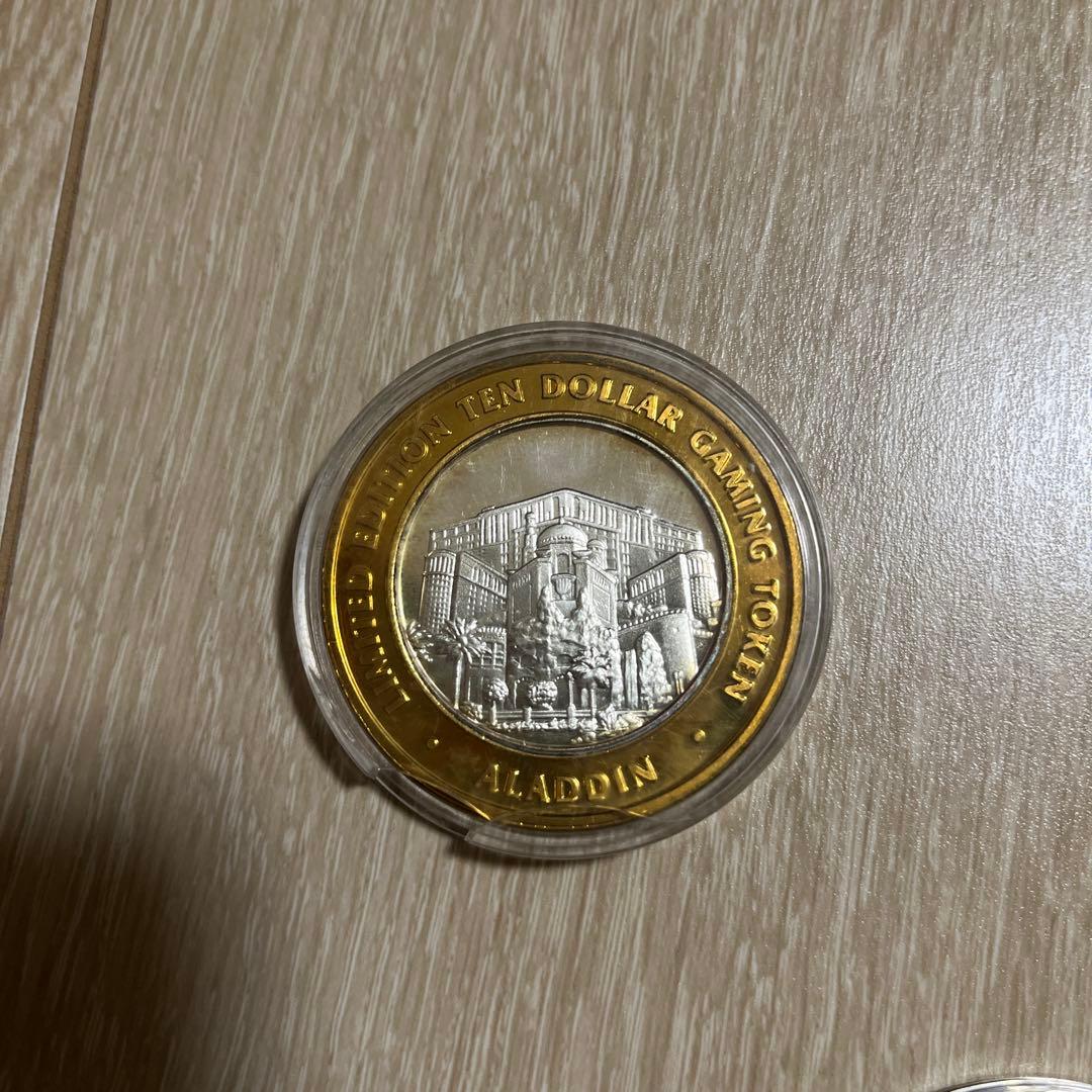ラスベガス　カジノホテル　ゲーミングトークン　メダルケース入り　LASVegas