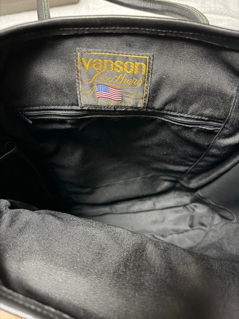 大幅値下げ！ 【入手困難】ほぼ新品 VANSON BONE TOTE