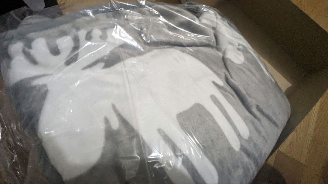 着る電気毛布curunクルン エルク柄人気色グレー レギュラーサイズ