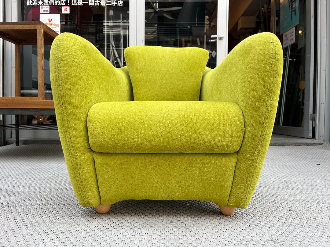 美品☆IDEE／イデー／MINI MILLER／ミニミラー／1Pソファ／グリーン