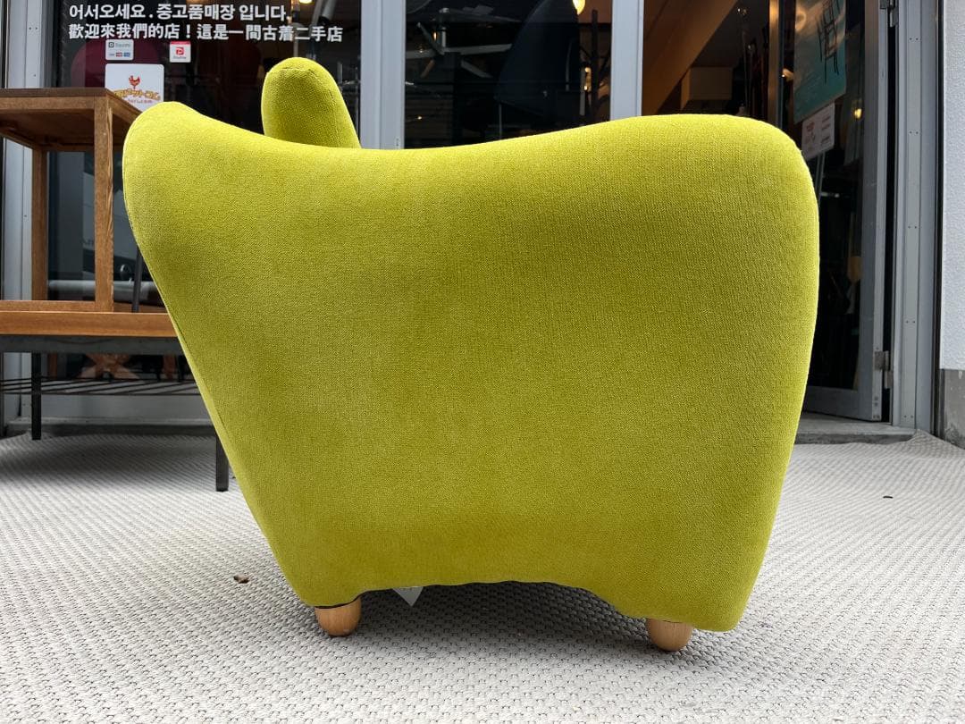 美品☆IDEE／イデー／MINI MILLER／ミニミラー／1Pソファ／グリーン