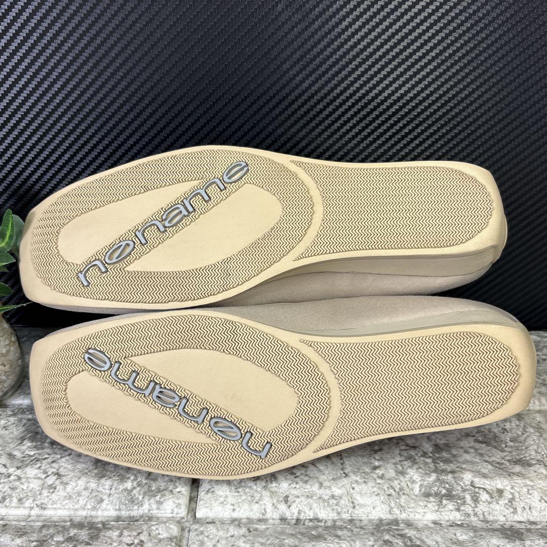 38【NO NAME】ノーネーム　YOKO　ウェッジヒールミュール