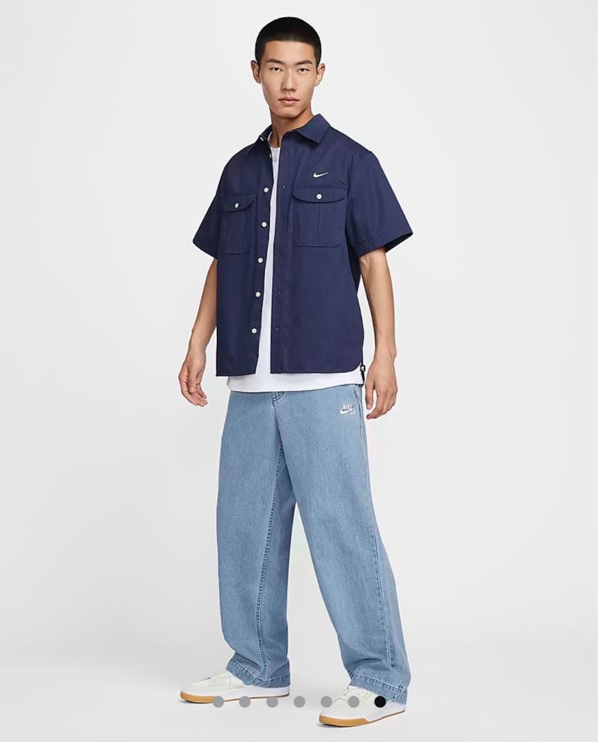 サイズ38Nike SB ライトブルー デニムパンツ