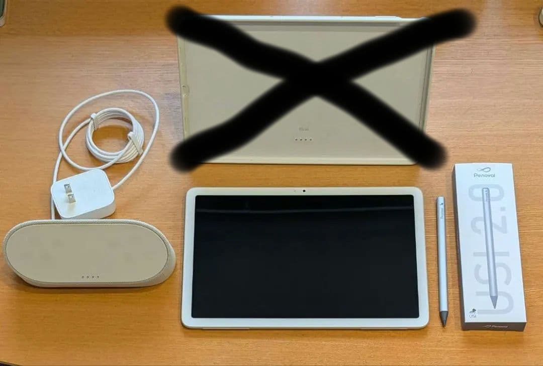 Pixelタブレット、 純正充電スタンド兼スピーカー、スタイラスペン