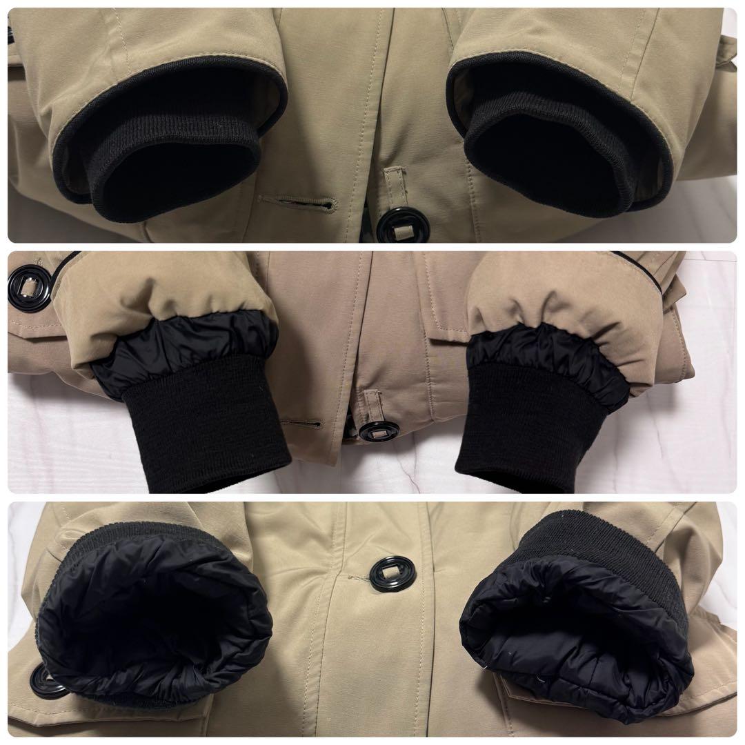 希少色✨TAN カナダグース ブロンテパーカ ファー付き ベージュ M相当