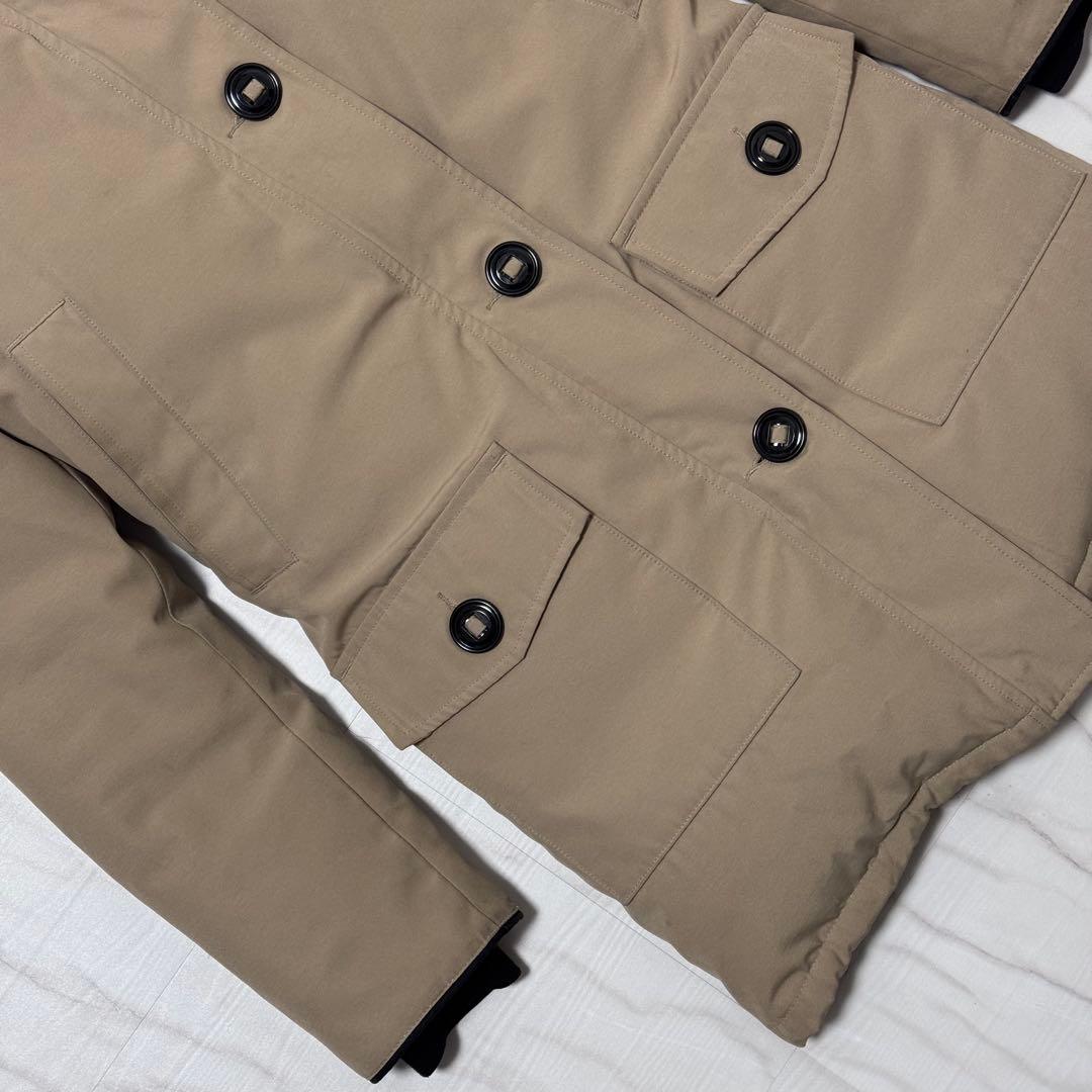 希少色✨TAN カナダグース ブロンテパーカ ファー付き ベージュ M相当