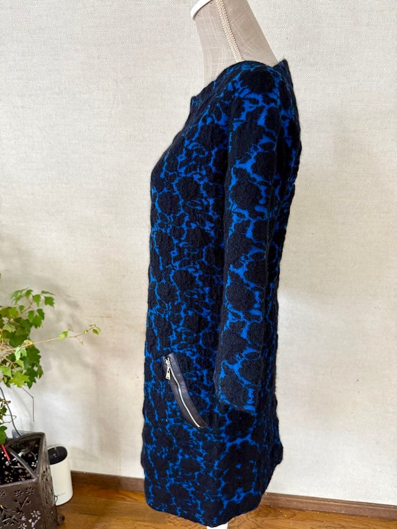 牛牛さま専用　ルイヴィトン　黒と青のパターンワンピース