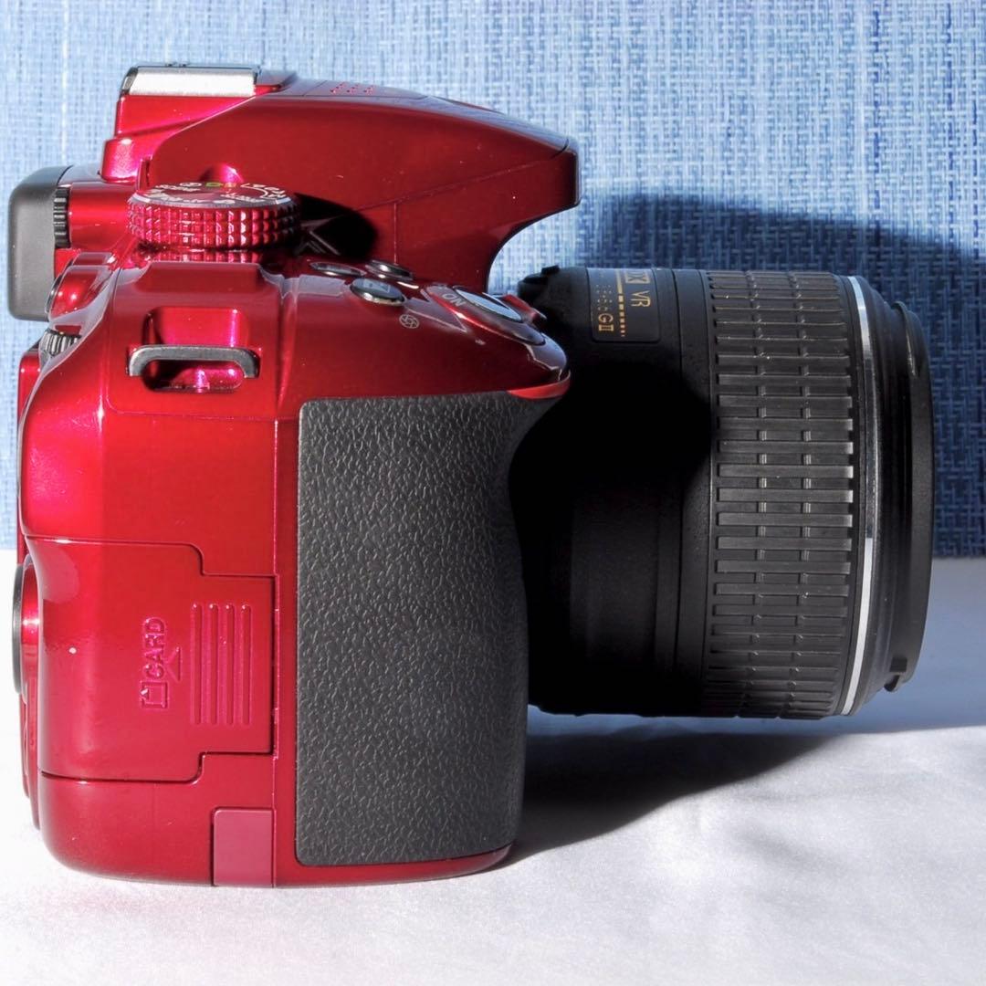 ✨Wi-Fi搭載モデル！レアカラー✨レッド✨D5300Ｗレンズキット✨