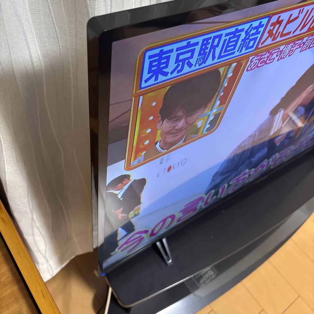 フナイ　43型 テレビ FL-43U3040　21年製　テレビ台、リモコン付