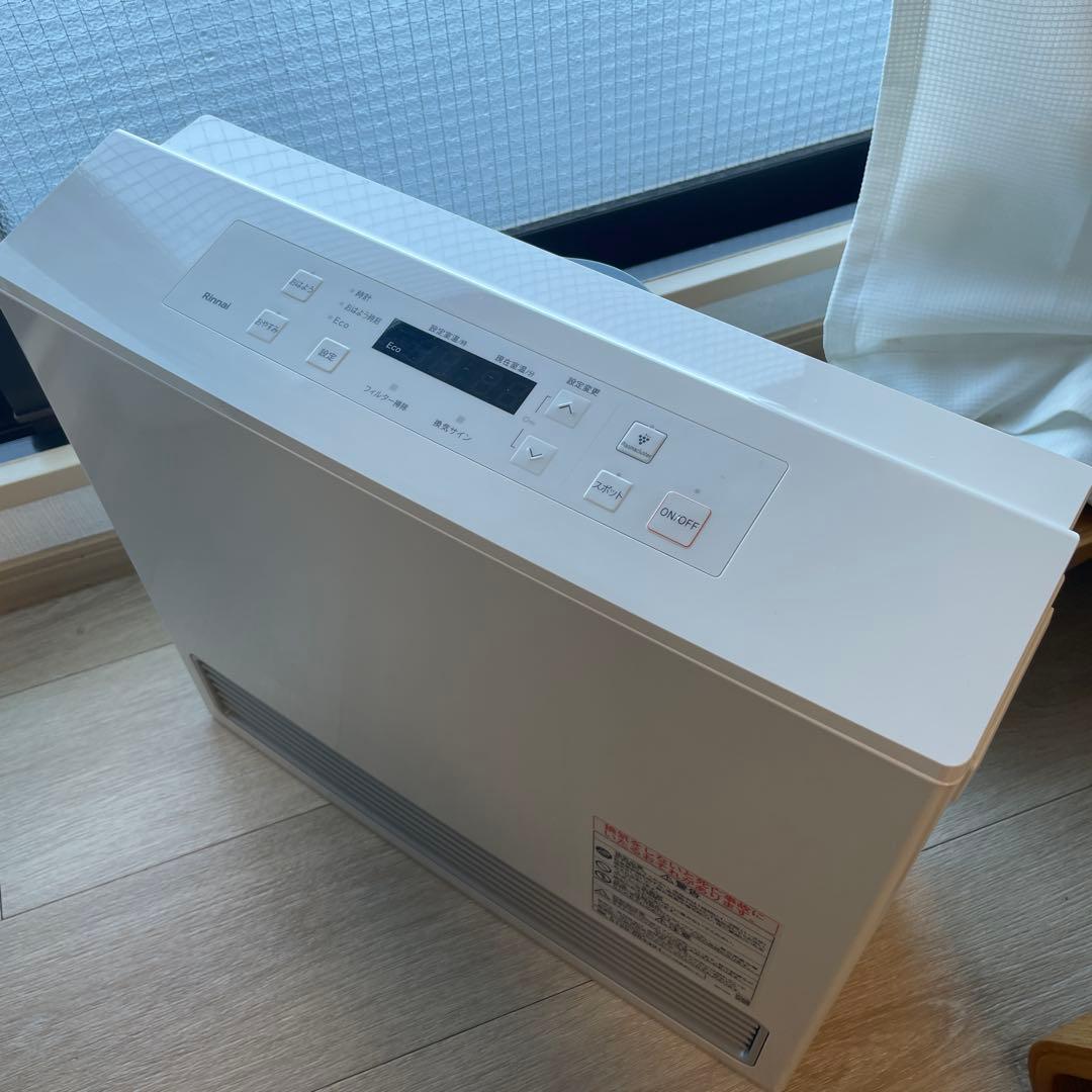 Rinnai ガスファンヒーター 都市ガス RC-U5801PE-WH