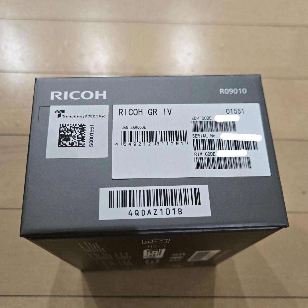 【新品未使用】GR4 RICOH リコー