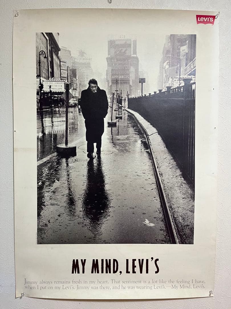 ジェームス・ディーン ポスター★リーバイス・ジミー★LEVI'S★希少