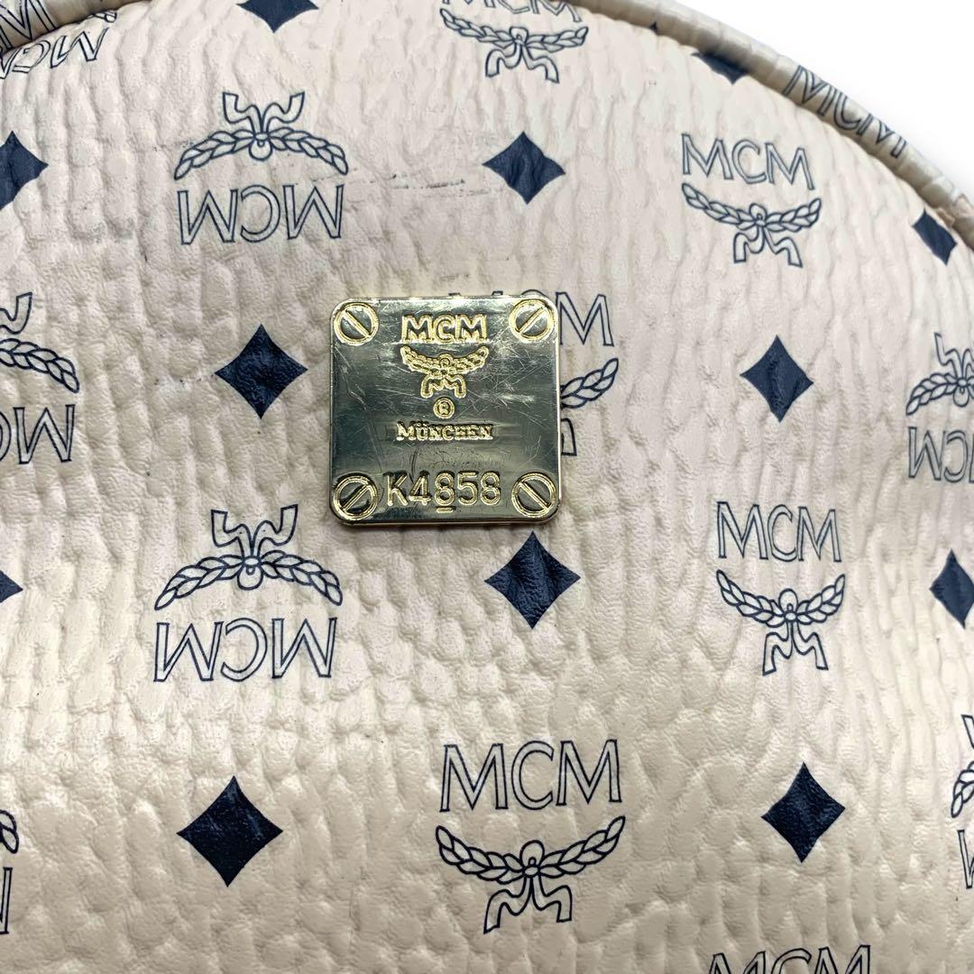 MCM ロゴグラムヴィセトス　バックパック スタッズ