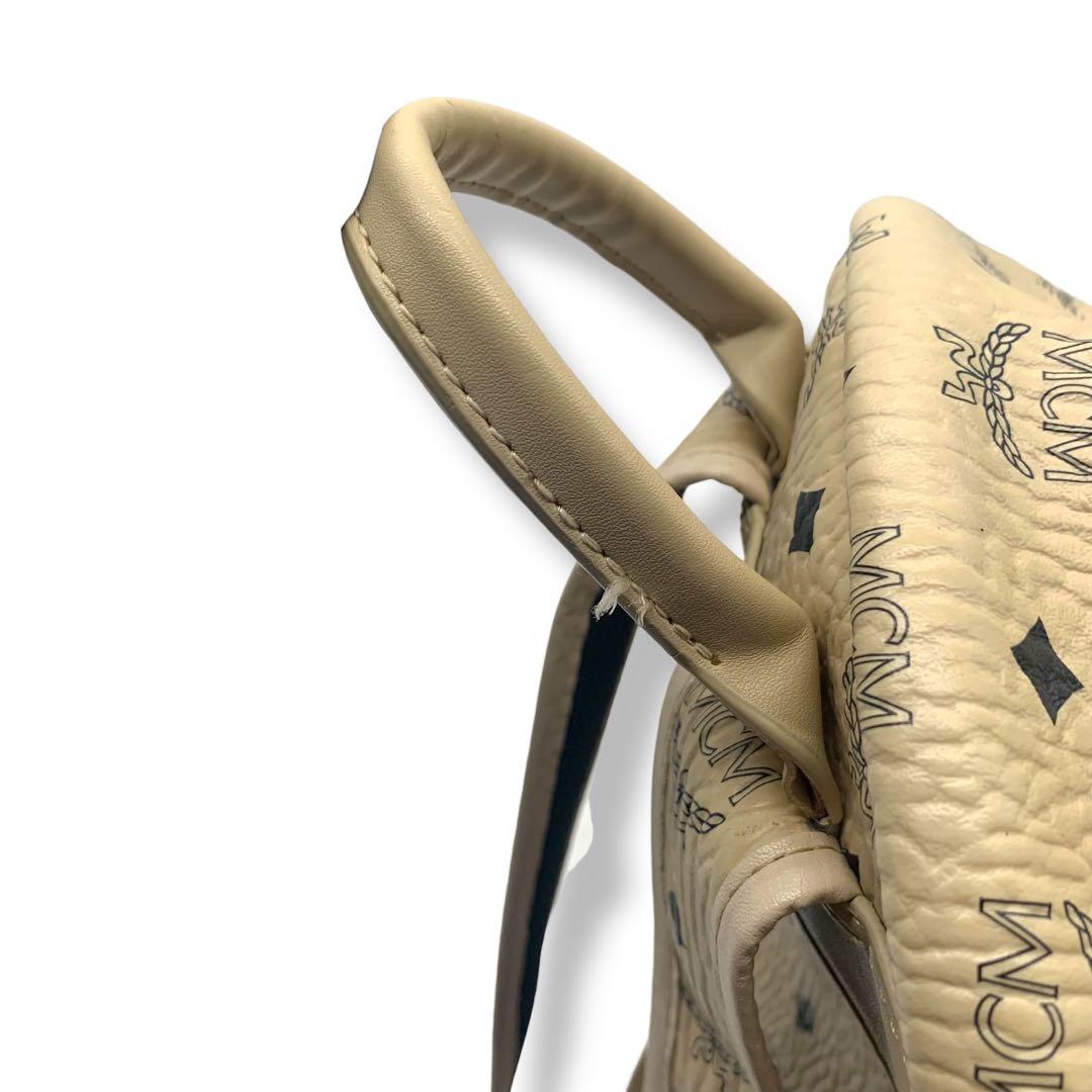 MCM ロゴグラムヴィセトス　バックパック スタッズ