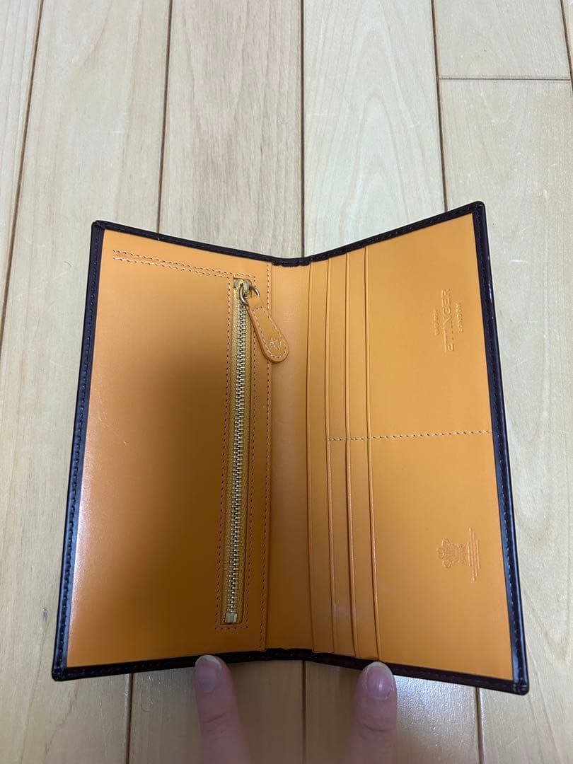 ETTINGER エッティンガー　二つ折長財布　ブラウン