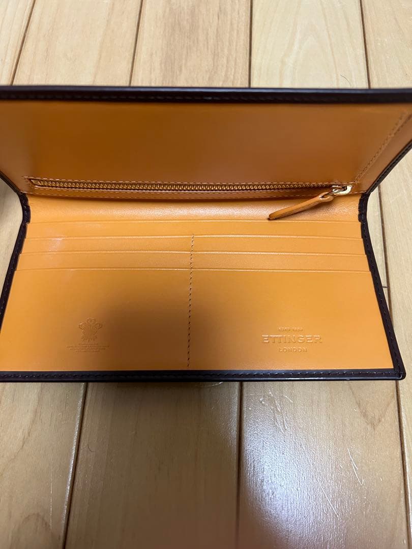 ETTINGER エッティンガー　二つ折長財布　ブラウン