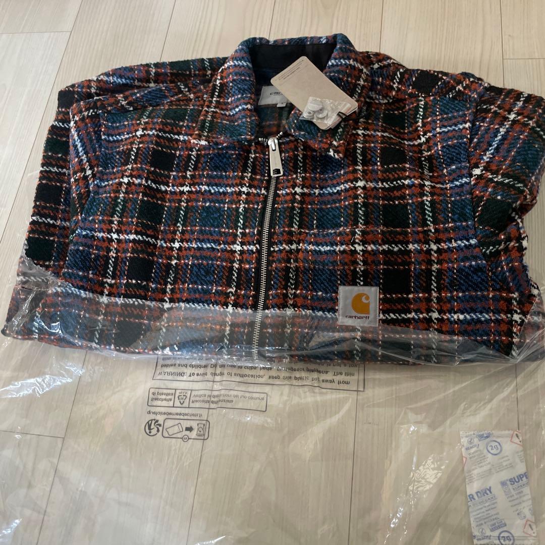 Carhartt チェック柄ネルシャツ ジップアップ新品未使用