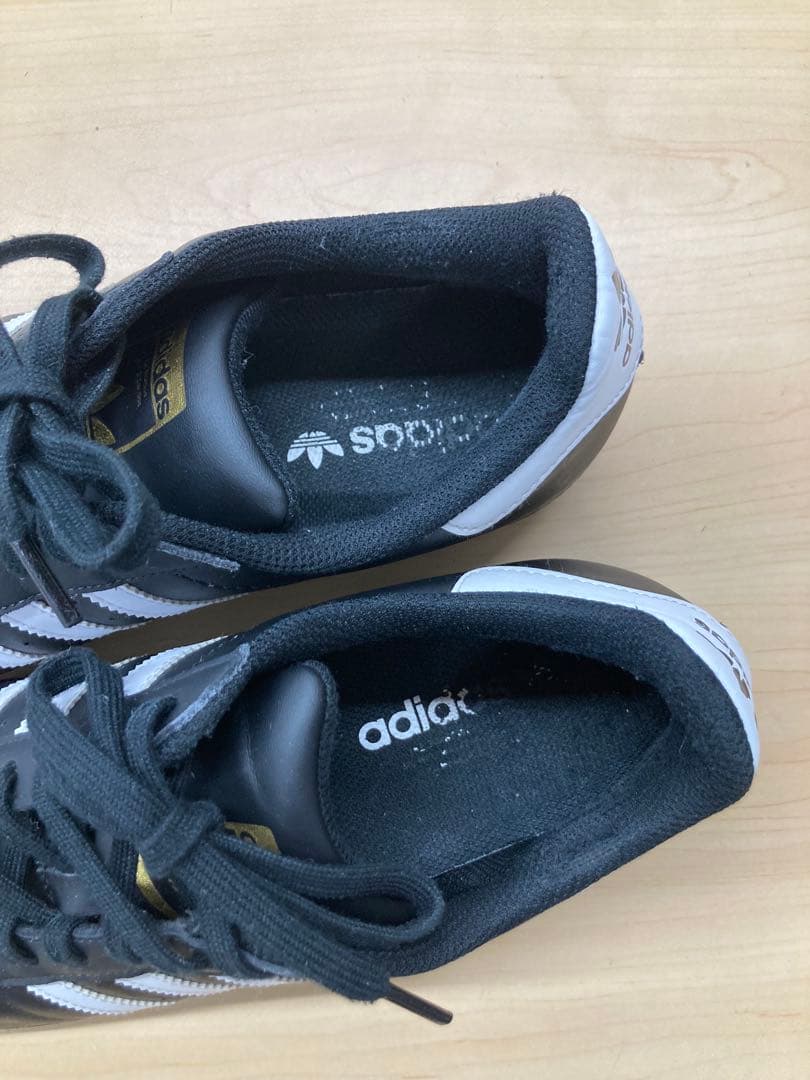 adidas SUPERSTAR ブラック/ホワイト　27cm