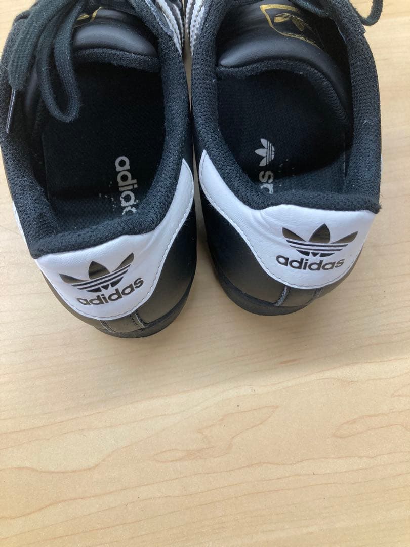 adidas SUPERSTAR ブラック/ホワイト　27cm
