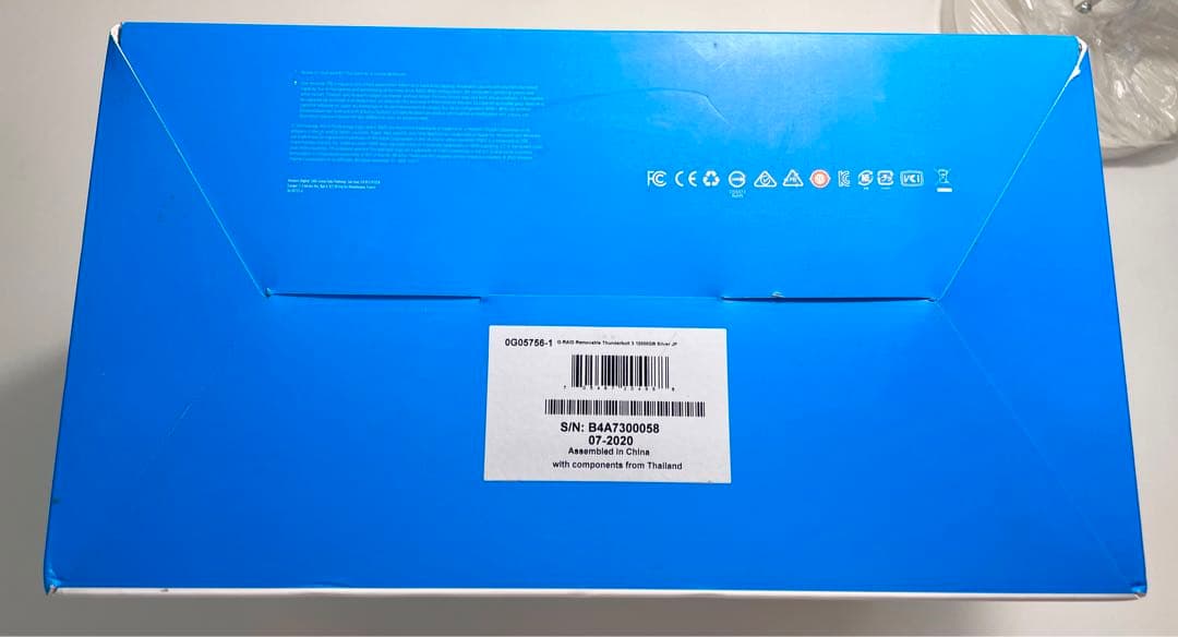 【新品未開封】WD G-RAID with Thunderbolt 3 12TB