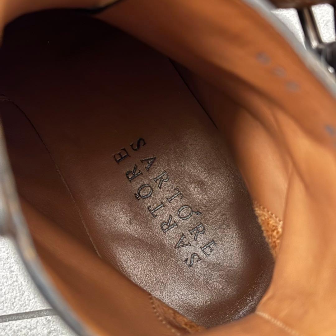 SARTORE ショートブーツ　モンクストラップ　24㌢　黒　ブーツ　サルトル