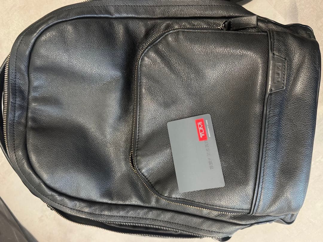 【かな】tumi TUMI リュック　レザーリュック/通勤用バッグ