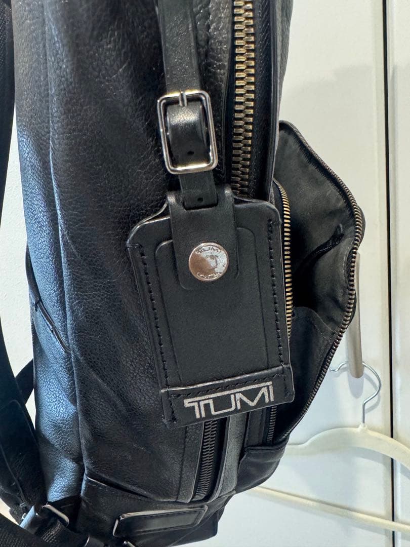 【かな】tumi TUMI リュック　レザーリュック/通勤用バッグ