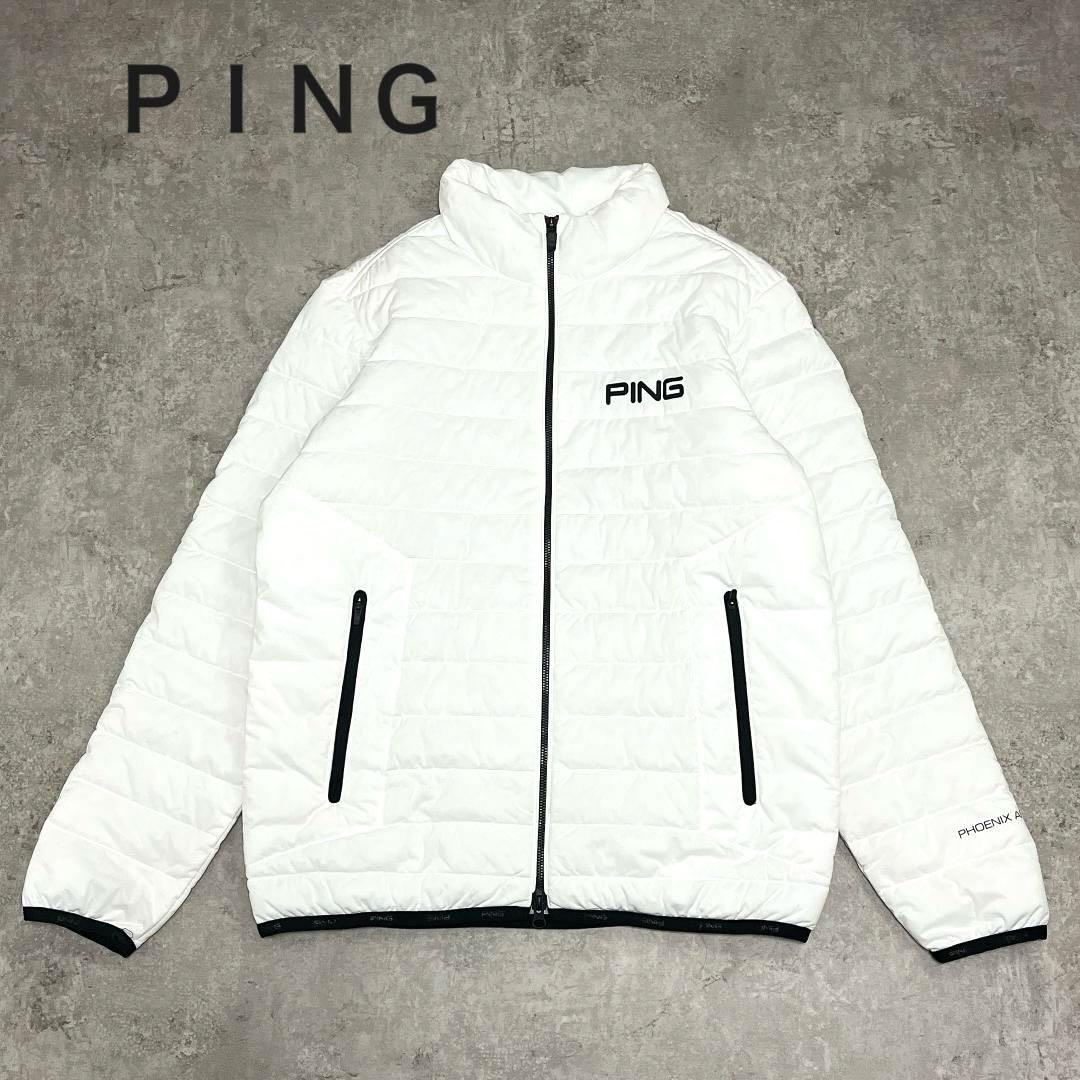 PING ストレッチラミネート 中綿 ブルゾン ジャケット M ゴルフ