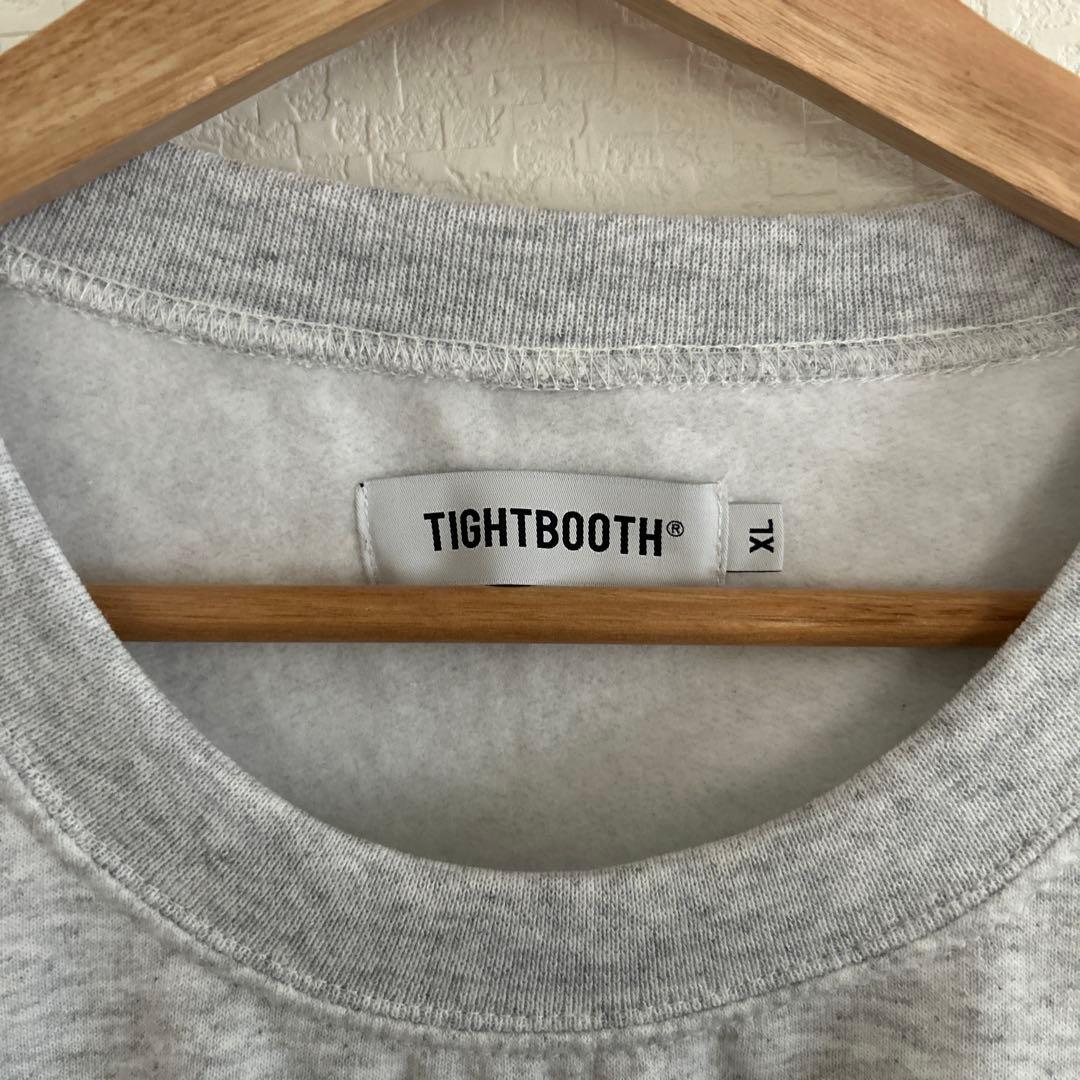 トップス TIGHTBOOTH24FW ACID LOGO CREW NECK SWEAT