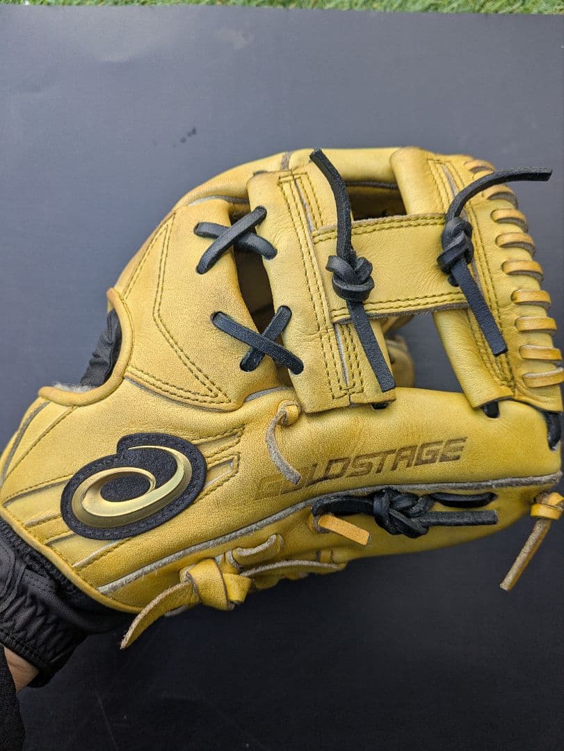 アシックス ゴールドステージ 硬式グローブ 美品