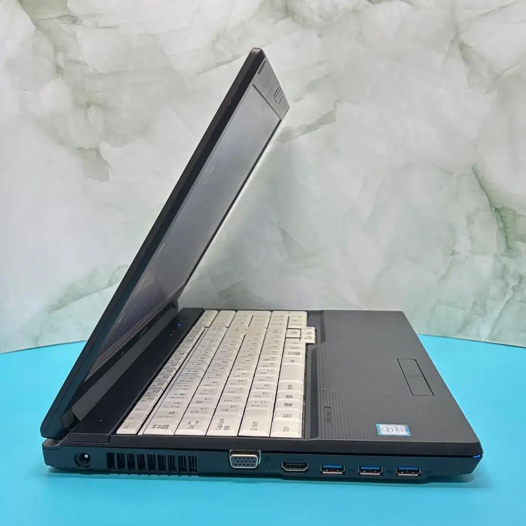 【Office2021付】富士通★Win11Pro★爆速SSD★i3ノートPC