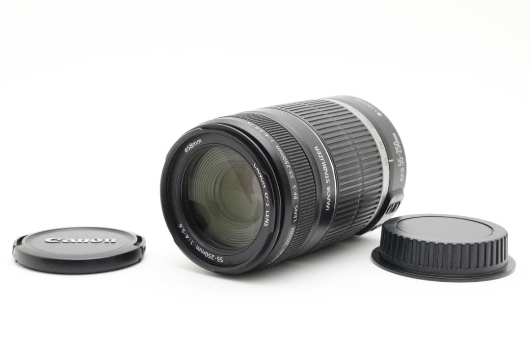 ★美品 CANON キャノンズームレンズ EFS 55-250 4-5.6 IS