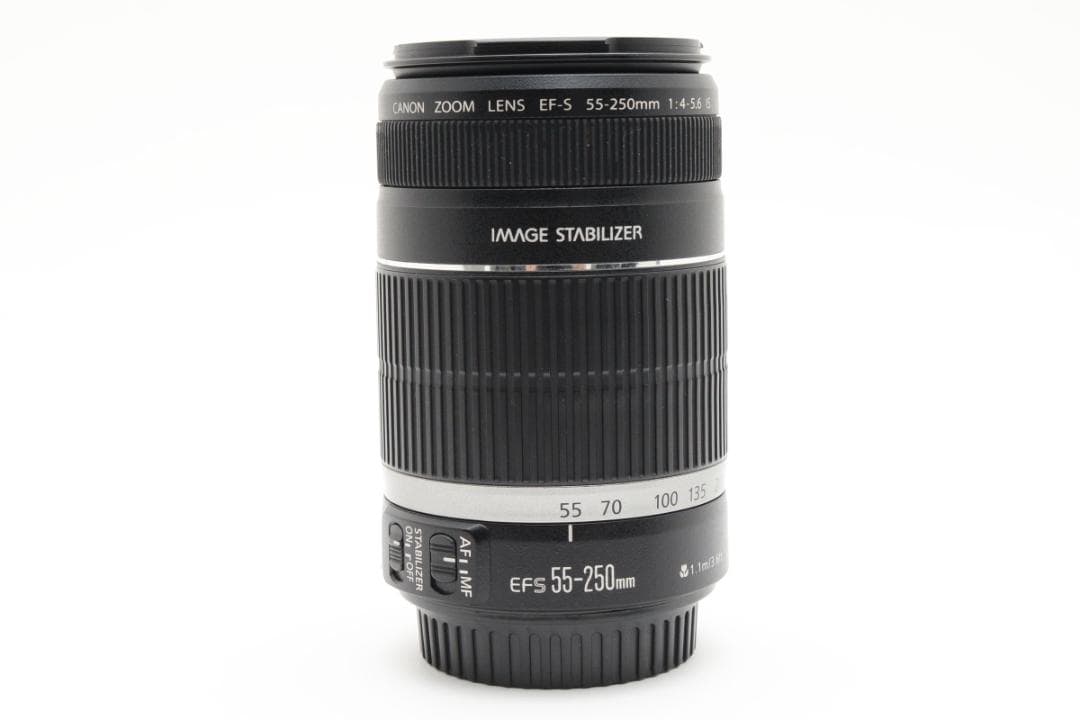 ★美品 CANON キャノンズームレンズ EFS 55-250 4-5.6 IS