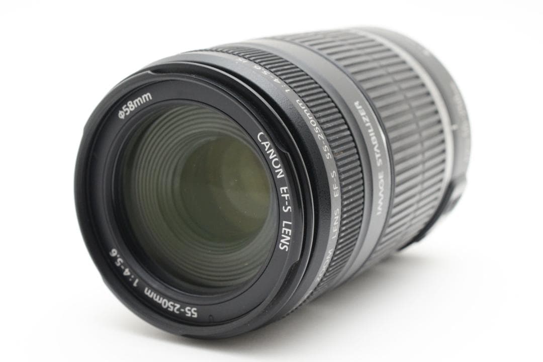 ★美品 CANON キャノンズームレンズ EFS 55-250 4-5.6 IS