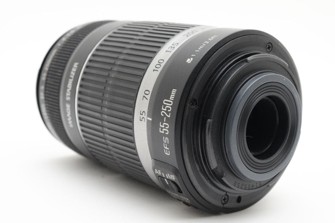 ★美品 CANON キャノンズームレンズ EFS 55-250 4-5.6 IS