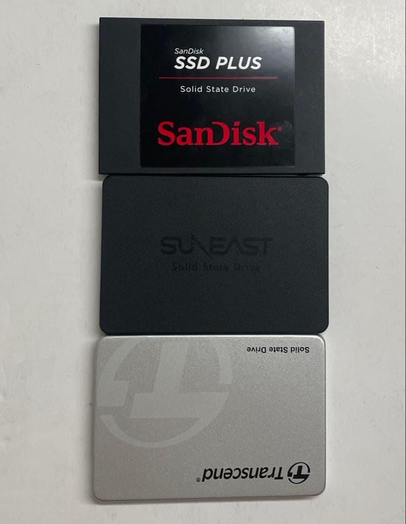 2.5インチ SSD SATA ハードディスク 正常品 3枚セット