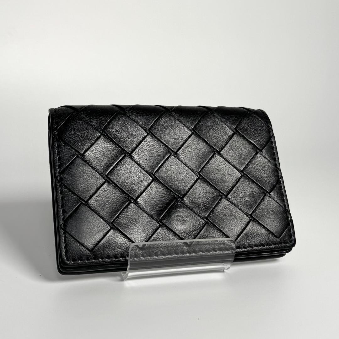 ICチップ　ボッテガヴェネタ　イントレチャート　カードケース　名刺入れ　レザー