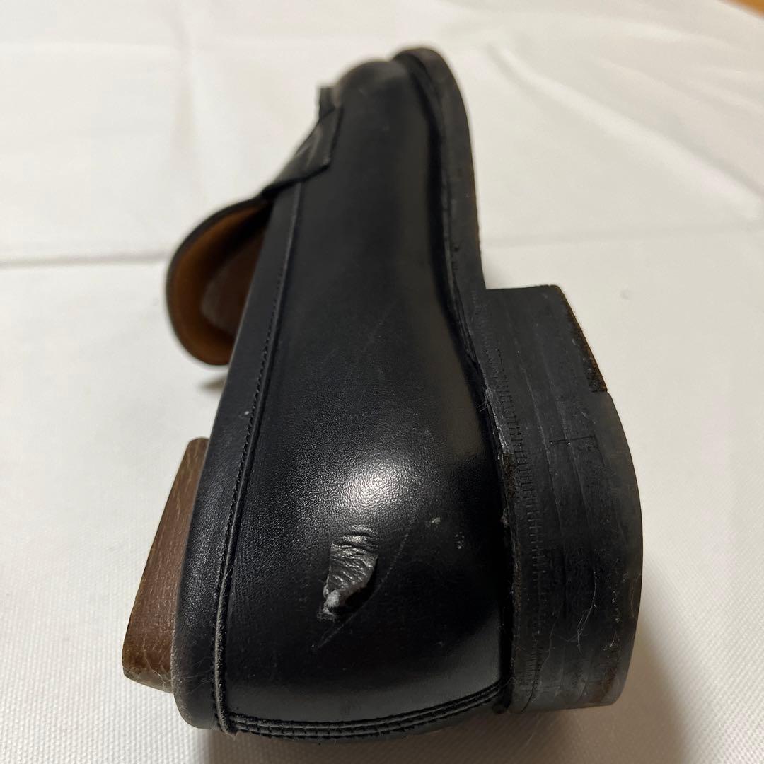 【J.M. WESTON】レザー ローファー（シューツリー付き）　レディース　黒