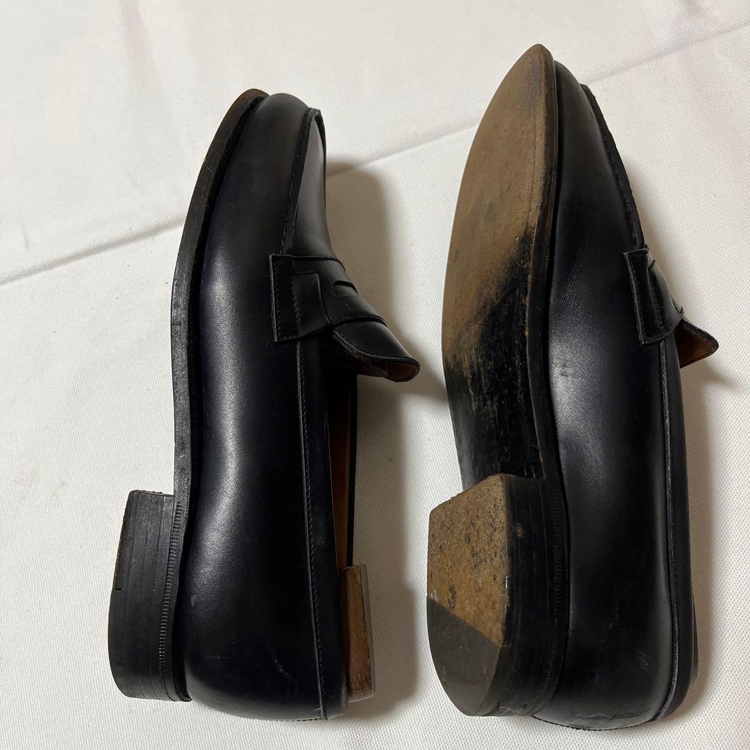 【J.M. WESTON】レザー ローファー（シューツリー付き）　レディース　黒