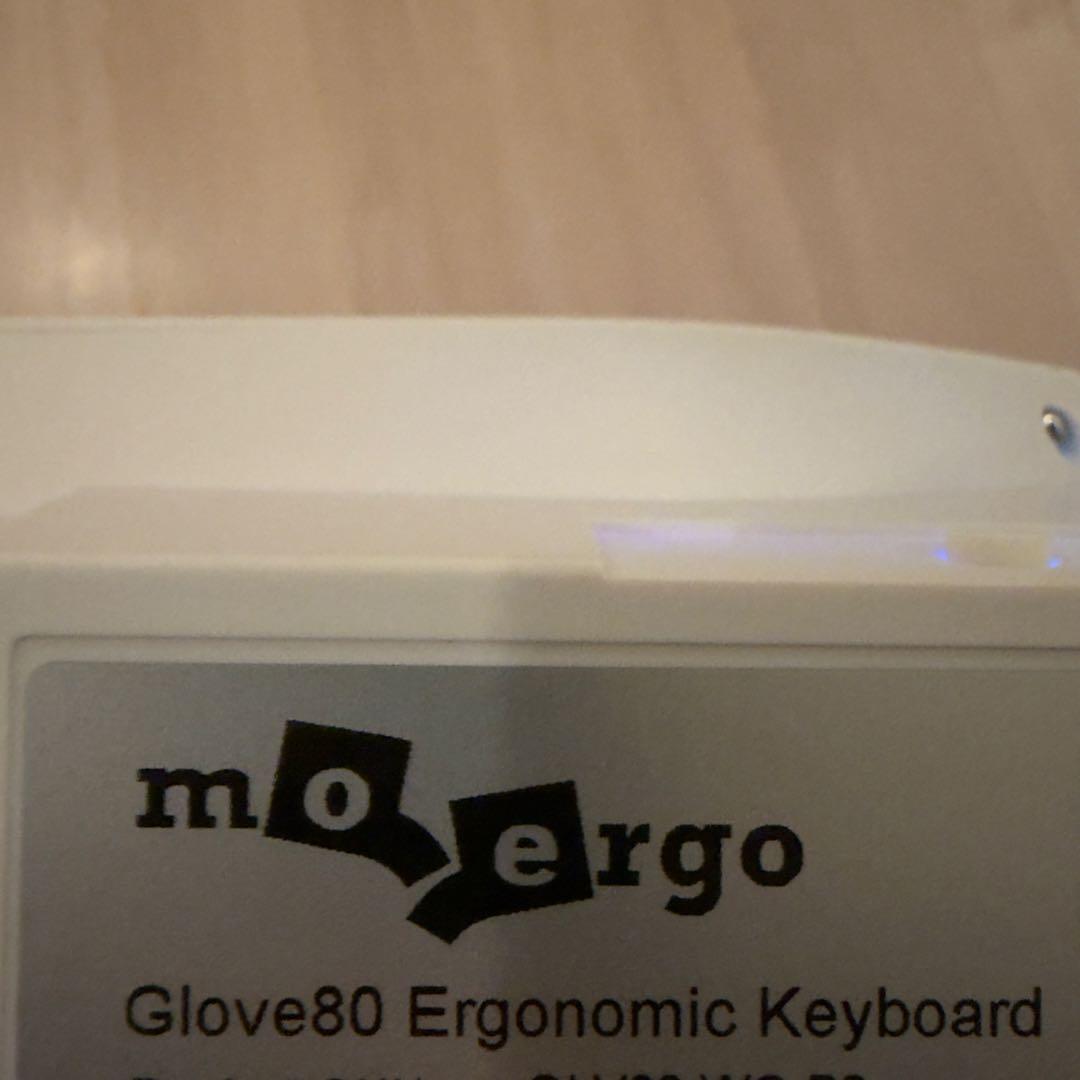 MoErgo Glove80 Revision2 左右分割型キーボード 静音桜