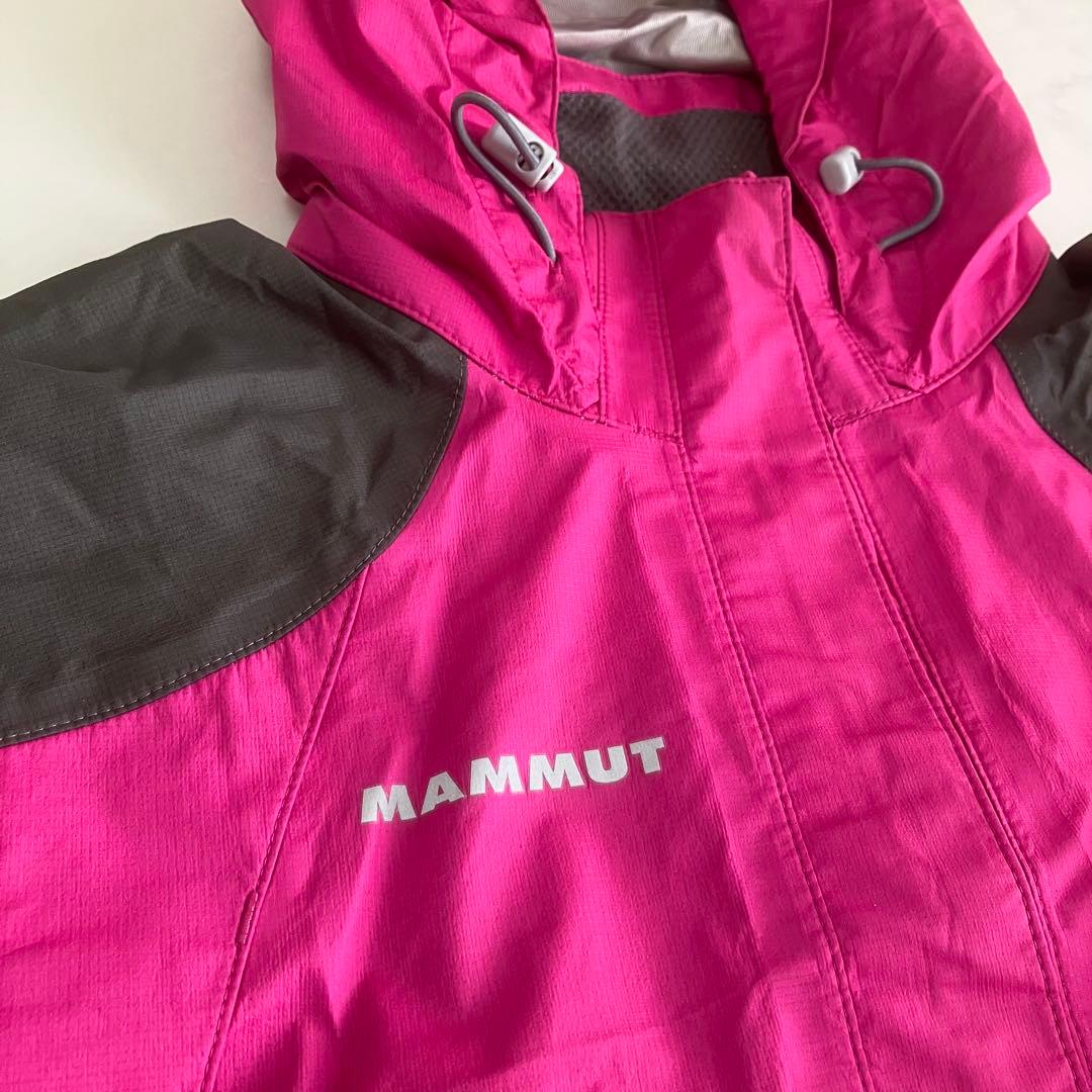 MAMMUT　マムート　レインウェア　ゴアテックス　ピンク×グレー　上下　M