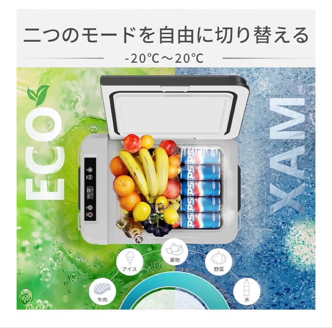 車載冷蔵庫 10L ポータブル冷蔵庫 -20℃～20℃急速冷凍 3WAY電源対応