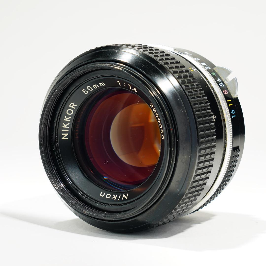 【美品】動作◎ ニコン　New Nikkor 50mm F1.4 前 050