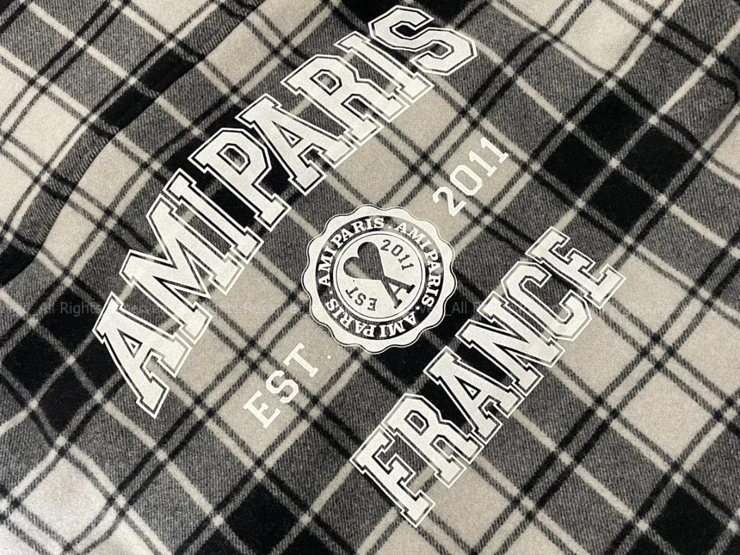 m*v様 AMI PARIS Flannel 　アミパリス　フランネル　シャツジ