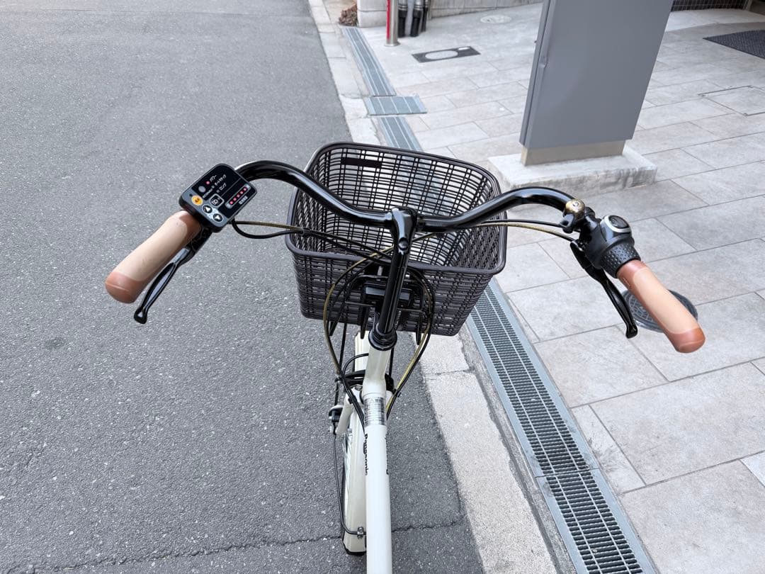 大阪府　パナソニック　電動アシスト自転車 ホワイト　20インチ
