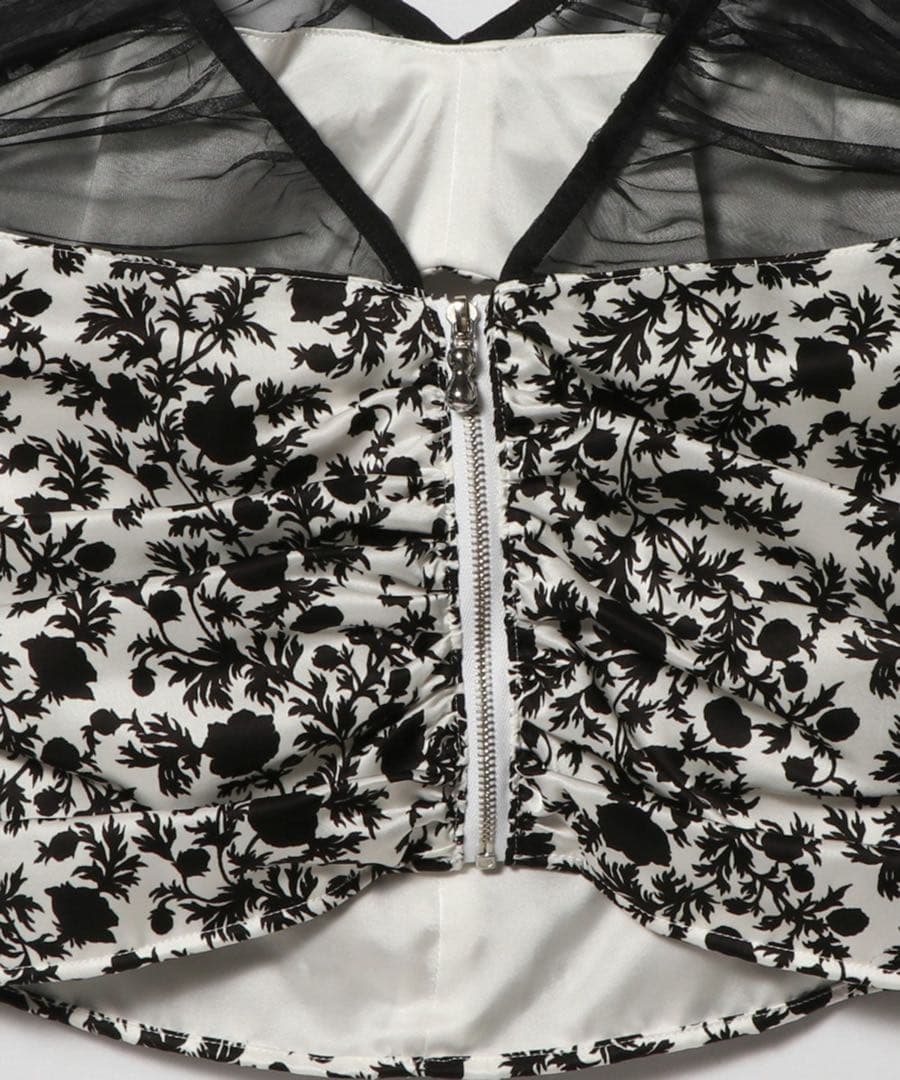 fetico フラワープリントトップス　キャミソール